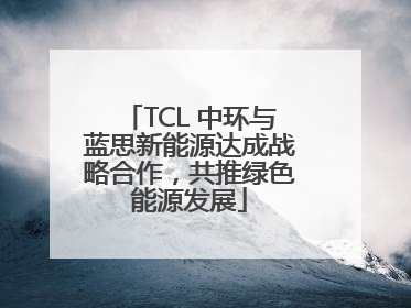 TCL 中环与蓝思新能源达成战略合作，共推绿色能源发展